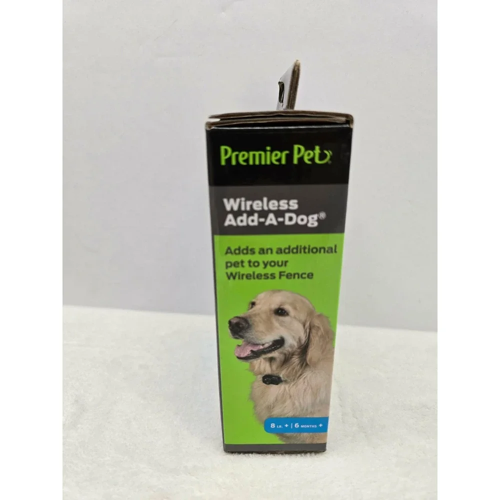 Premier Pet Wireless Add-A-Dog Receiver Collar Waterproof Static Black New